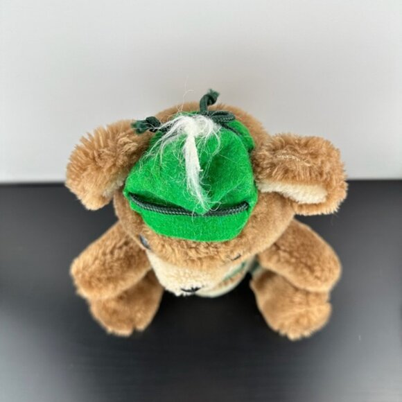 Dakin 1979 Yodel LederhOne Sizeen Teddy Bear 10 Brown Green Hat Plh Stuffed Anim - Picture 3 of 7